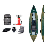 Kayak Inflable Aquamarina Caliber Kayak De Pesca 1/2 Pers