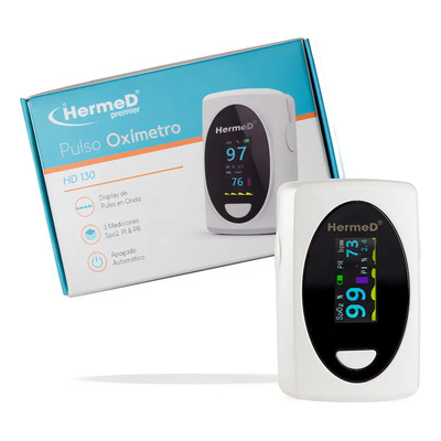 Oxímetro de Pulso Digital HermeD HD130 OLED Auto-Rotación SpO2 PR PI | Envío gratis