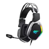 Diadema Gamer H2018u Usb 7.1 Rgb Cancelacion Ruido Microfono