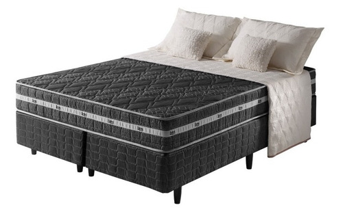 Conjunto Cama Box King Size Espuma D45 Philadelphia