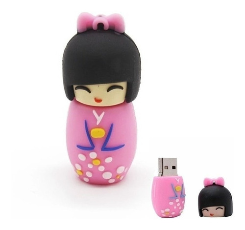 Pen Drive 32 Gb. En Forma De Mujer China Geisha