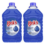 Detergente Briks Azul 5 Litros X2