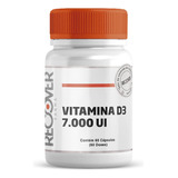 Vitamina D3 7.000ui - 60 Cápsulas Sabor Natural