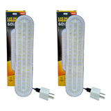 Combo X 2 Luces Luz De Emergencia 60 Leds Recargable 50hs