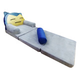 Cama Plegable Infantil Pokemon Snorlax Almohada Gratis 1.70m