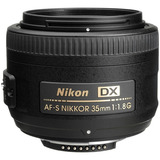 Lente Nikon 35 Mm F/1.8g Af-s Dx - Nuevo