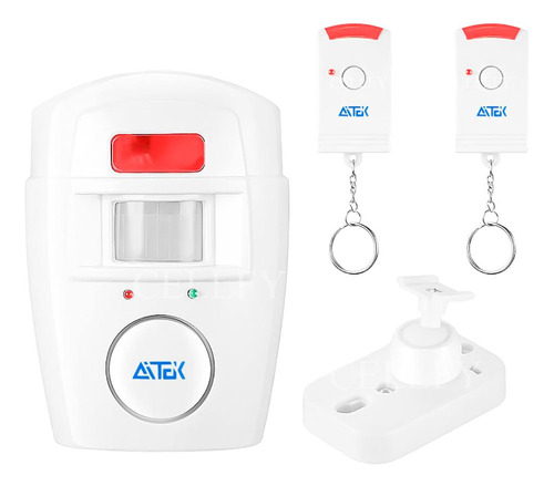 Kit Alarme Residencial Sensor Sem Fio Com Controle De Sirene