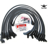 Ford V8 Fase 2 - Cables De Bujias Genoud Capuchon Curvo 45º