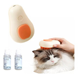 Cepillo De Vapor 3 En 1 Para Gatos Con 20 Ml*2 Esencia