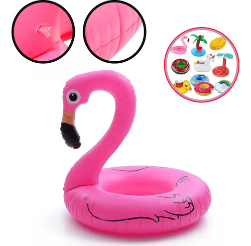 Boia Inflável Flamingo Blogueira Pink 90cm + Brinde Porta