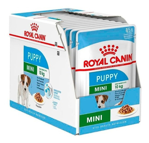 Caja 12 Pouch Royal Canin Mini Puppy Alimento Humedo Petshop