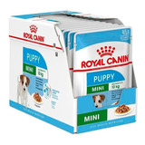 Caja 12 Pouch Royal Canin Mini Puppy Alimento Humedo Petshop