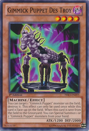 Yu-gi-oh Gimmick Puppet Des Troy - Common Frete Incluso