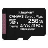 Memoria Microsd Kingston Canvas Select Plus 256gb 100mb/s