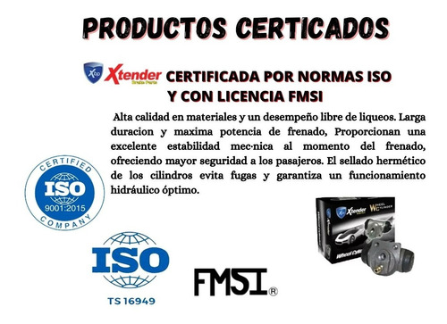 Cilindro De Freno 11/16 Nissan Platina Ao 02 03 04 05 4595 Foto 2