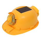 Ventilador Solar E Iluminación Casco De Seguridad Batería