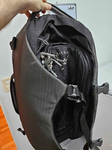 Mochila Viaje Osprey Viaje Porter Color Negro 46l