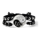 Pulsera Trenzada Dragón, Brazalete Ajustable Yin Yang Pareja