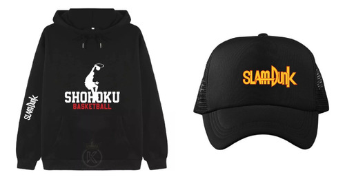 Poleron + Jockey Gorro Shohoku - Anime - Basketball - Slam Dunk - Estampaking