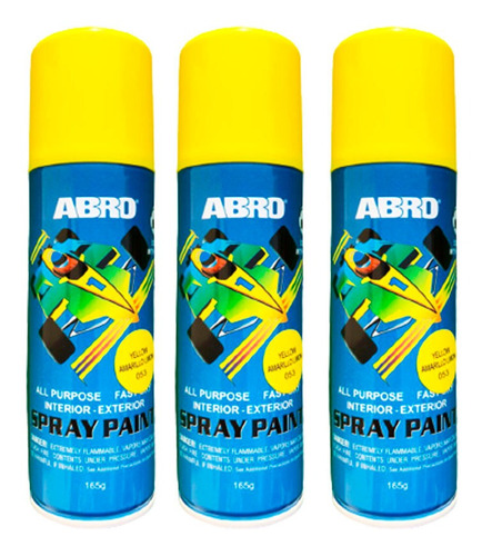 Pintura Aerosol Rapido Secado X 3 Unidades Abro