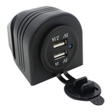 Cargador Iluminado Doble Usb 12v 24v Para Autobús, Camión 