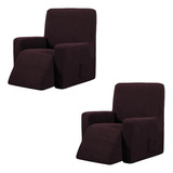 2 Fundas Elásticas Impermeables Para Sillón Reclinable Con T