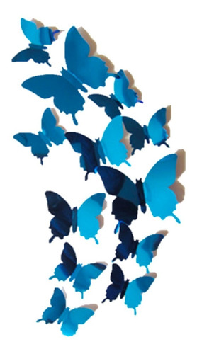 36 Mariposas 3d Para Decorar Paredes Con Adhesivo 