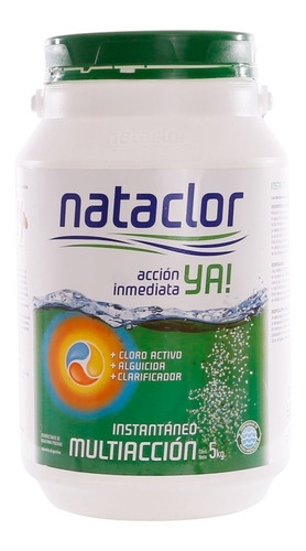 Cloro Instantáneo  Multiaccion Nataclor 5kg La Plata Oferta!