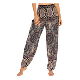 Pantalones De Yoga De Algodón Y Seda For Mujer