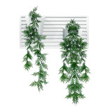 10 Plantas Artificiais P/ Decoração Suspensa 80 Cm Atacado