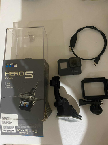 Câmera Gopro Hero 5 Black 4k + Acessórios