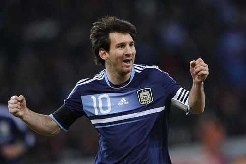 Camiseta Afa Sel. Argentina #10 Messi 2012 Chic Dama O Flaco