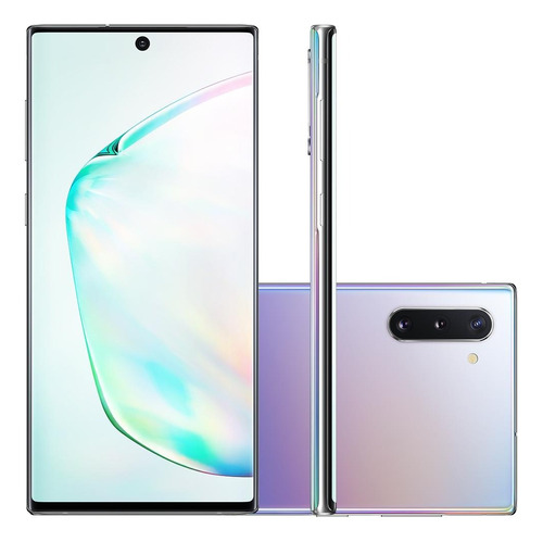 Samsung Galaxy Note 10 Plus Dual Sim 256 Gb Prata 8 Gb Ram