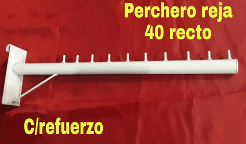  Perchero Flecha Reja 40cm Reforzado 25 Unidades