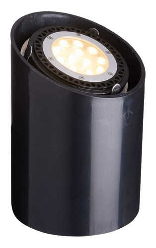 Volt Ground Hog Luz De Pozo De Pvc Negro De 12 V Con