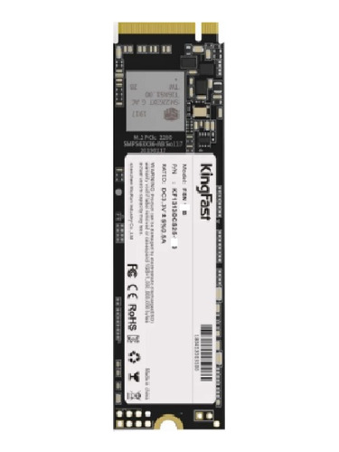 Ssd/hd Kingfast 256gb M2 Nvme 2280 - 3 Anos De Garantia