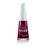 Esmalte Metálico Risqué Color Rubí 8ml