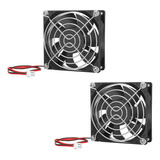 Paquete De 2 Ventiladores Dc De 80 Mm X 25 Mm De Keyfanclub