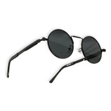 Lentes De Sol Retro Punk Lennon Black + Estuche My06