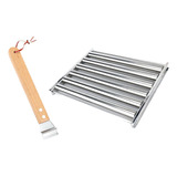 Muyier Hot Dog Roller Antiadherente De 5 Secciones, Asador