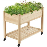 Jardinera Elevada De Madera Ideal Para Cultivar Vegetales