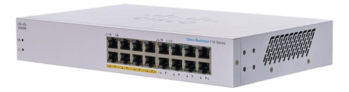 Switch No Administrado Cisco Business Cbs110-16pp