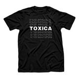 Remera Algodón Premium Estampado Vinilo Tóxica 