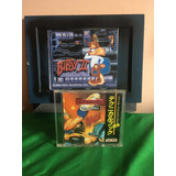 Fire Prowrestling 6men Sega Saturn Somente O Manual