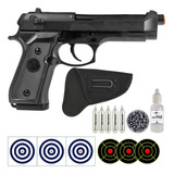 Pistola De Pressão Rossi M92 Fs Dual 4,5mm+ Coldre Chumbinho