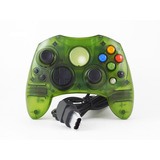 Control Para Xbox Clásico Alámbrico Genérico Cristal Verde