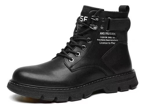 Botas Casuales Para Hombres Botas Martin De Cuero