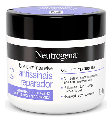 Hidratante Facial Neutrogena Antissinais Reparador 100g