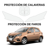 Sticker Protección Ppf Faros Y Calaveras Nissan March 20/23