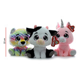 Unicornio Tigre Y Vaca 22 Cm peluches Infantil Charko 1615